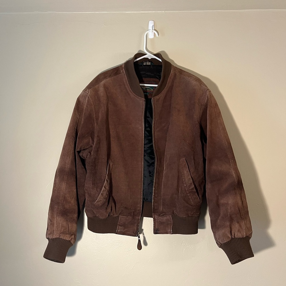 Field & Stream Brown Suede Jacket